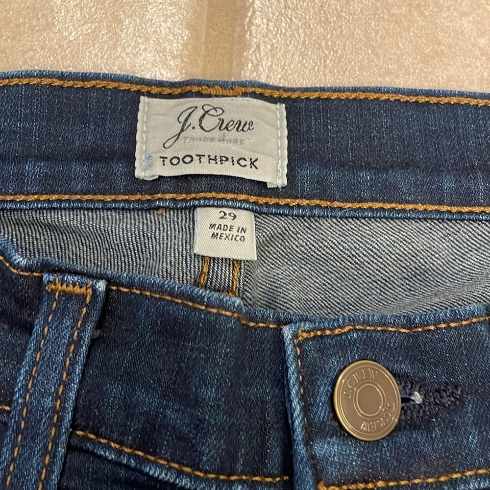 J. Crew Toothpick Skinny Jeans - Picture 7 of 7